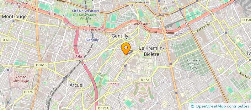 localisation de l'entreprise PALLAS ATHENE à GENTILLY