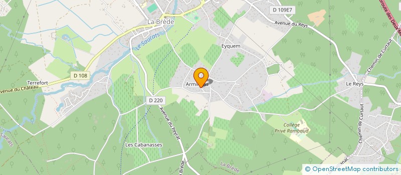 localisation de l'entreprise PALLAS COMMUNICATIONS  LA BREDE