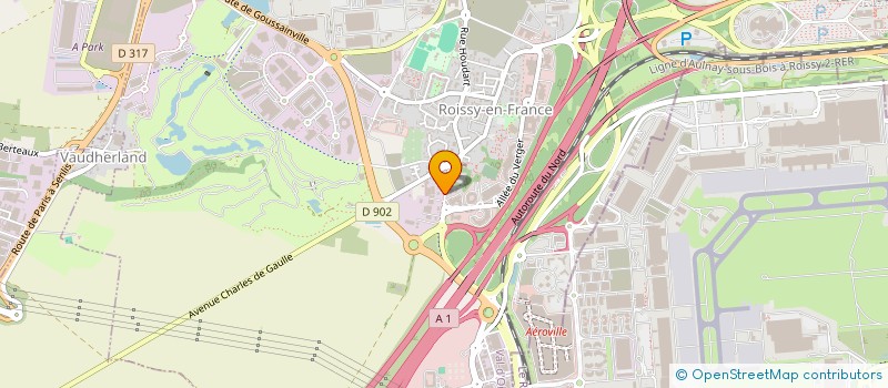 localisation de l'entreprise PALLAS SECURITE PRIVEE à ROISSY-EN-FRANCE