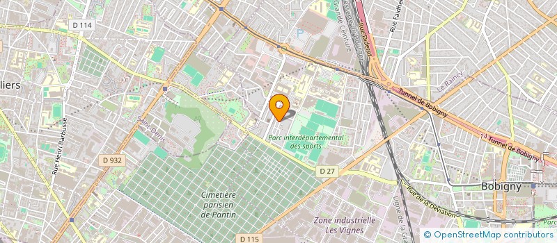localisation de l'entreprise PALLAYA à BOBIGNY