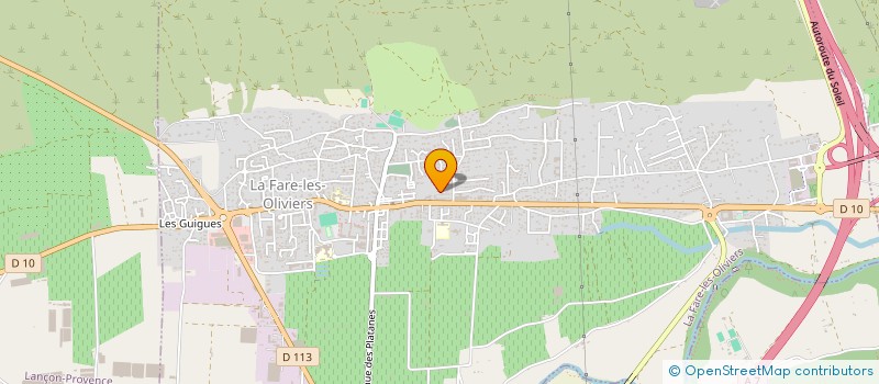 localisation de l'entreprise PALLE  LA FARE-LES-OLIVIERS