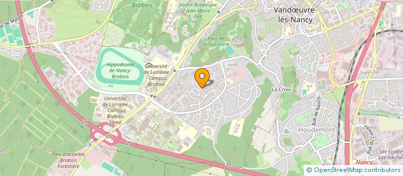 localisation de l'entreprise PALLES  VANDUVRE-LES-NANCY