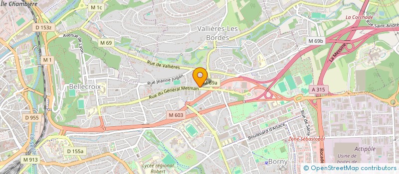 localisation de l'entreprise PALLEZ CAR CONSEILS à METZ