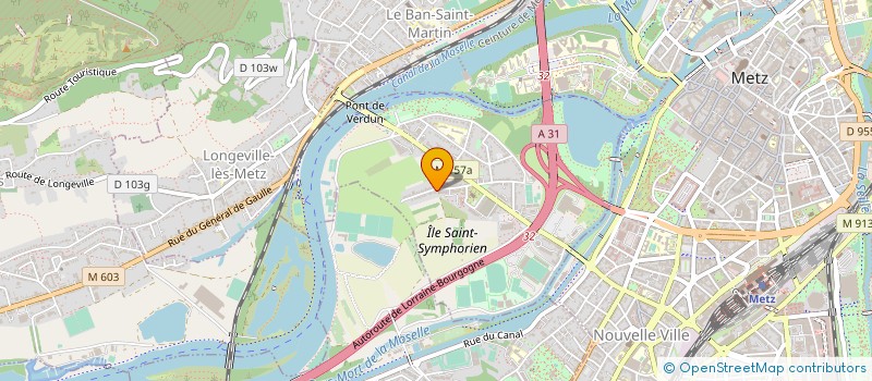 localisation de l'entreprise PALLEZ FRERES à LONGEVILLE-LES-METZ