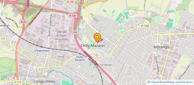 localisation de l'entreprise PALLI à CHILLY-MAZARIN