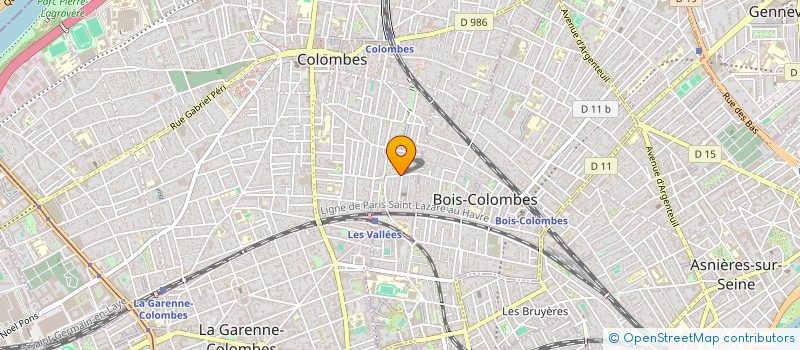 localisation de l'entreprise PALLIATIVE FORMATION  COLOMBES