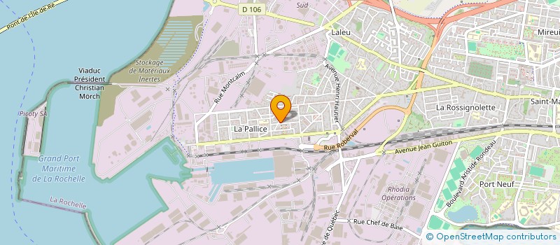 localisation de l'entreprise PALLIDENT  LA ROCHELLE