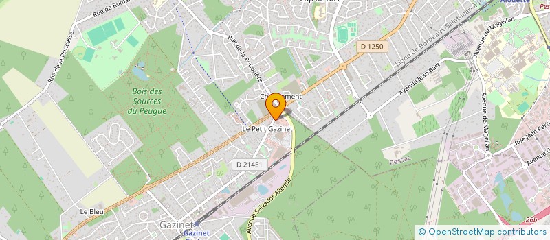 localisation de l'entreprise PALLMEX à CESTAS