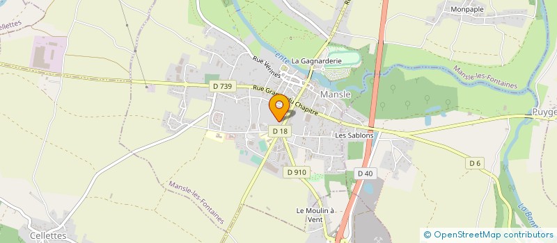 localisation de l'entreprise PALLOT JEAN  MANSLE-LES-FONTAINES