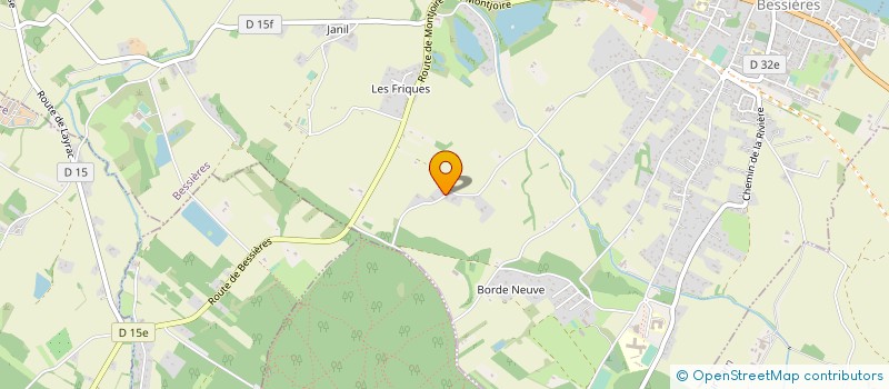 localisation de l'entreprise PALLUEL CONSTRUCTION  BESSIERES