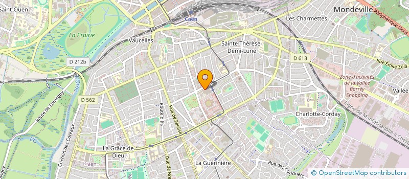 localisation de l'entreprise PALLUET à CAEN