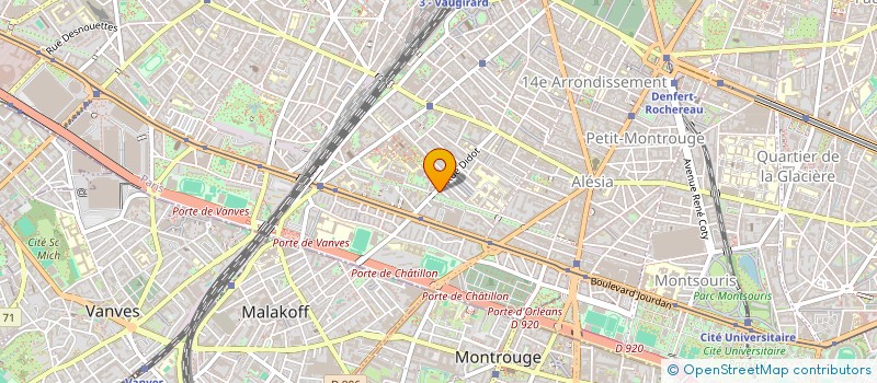 localisation de l'entreprise PALLYTA COIFFURE  PARIS