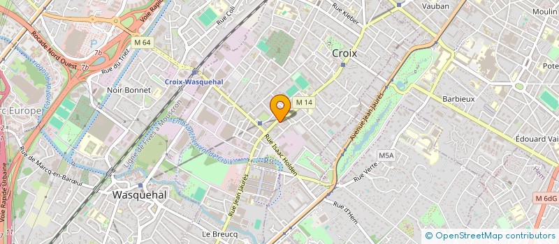 localisation de l'entreprise PALM 2 à CROIX