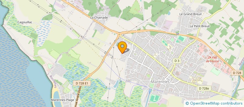 localisation de l'entreprise PALM  MARENNES-HIERS-BROUAGE