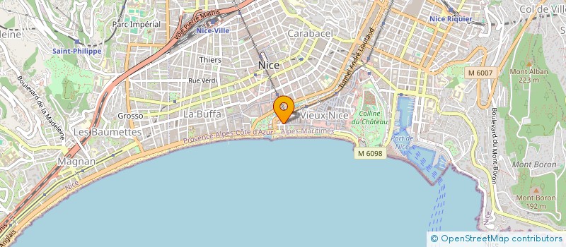 localisation de l'entreprise PALM BDE  NICE