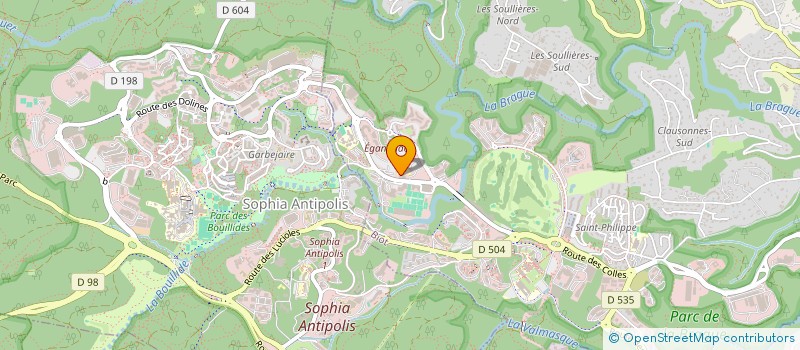 localisation de l'entreprise PALM BEACH  BIOT