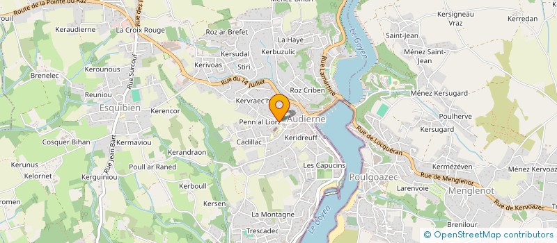 localisation de l'entreprise PALM BEACH  AUDIERNE