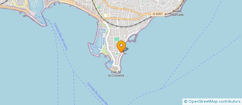 localisation de l'entreprise PALM BEACH INVEST  CANNES