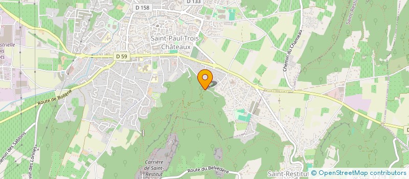 localisation de l'entreprise PALM FINANCIERE  SAINT-PAUL-TROIS-CHATEAUX