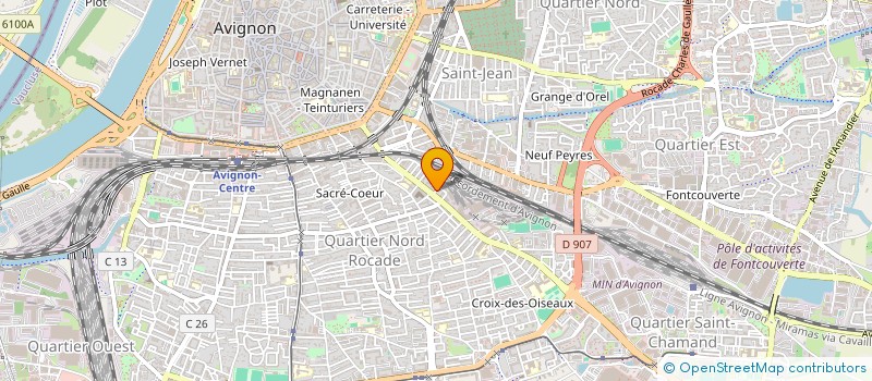 localisation de l'entreprise PALM GYM à AVIGNON