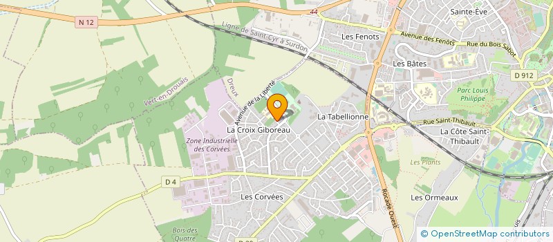 localisation de l'entreprise PALM-H IMMOBILIER à VERNOUILLET