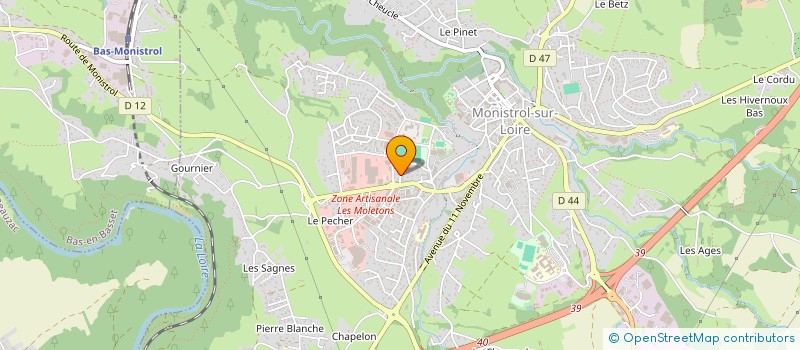 localisation de l'entreprise PALM HOLDING  MONISTROL-SUR-LOIRE