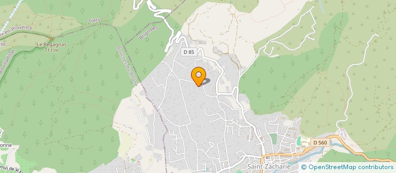 localisation de l'entreprise PALM HOLDING  SAINT-ZACHARIE