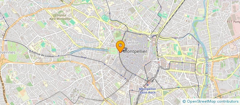 localisation de l'entreprise PALM HOUSE à MONTPELLIER