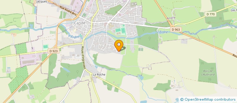 localisation de l'entreprise PALM.IMMO  CANDE