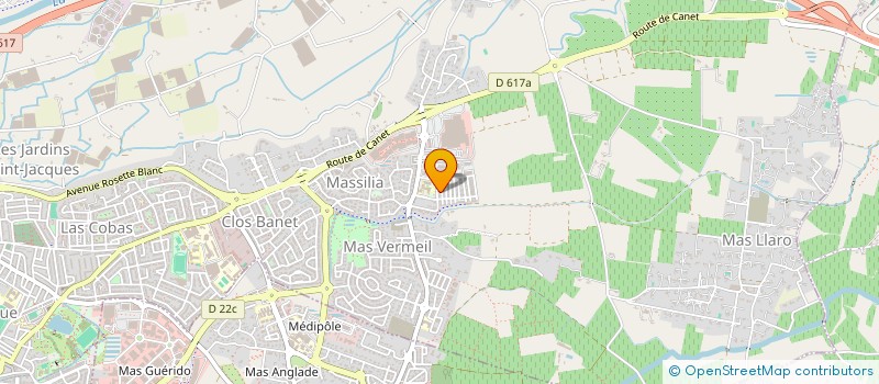 localisation de l'entreprise PALM INSTITUTE  PERPIGNAN