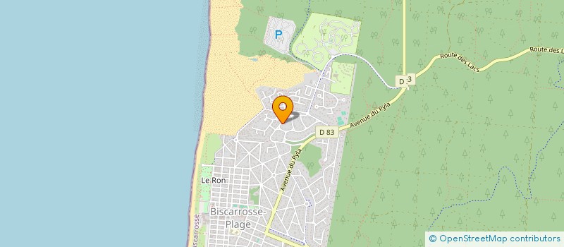 localisation de l'entreprise PALM'LAB CONSULTING  BISCARROSSE