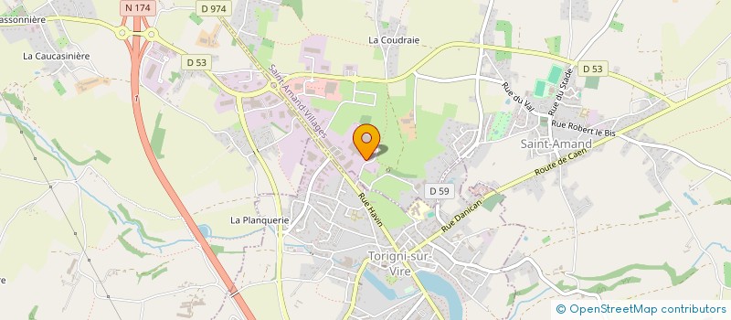 localisation de l'entreprise PALM PACKAGING SAINT-AMAND  SAINT-AMAND-VILLAGES