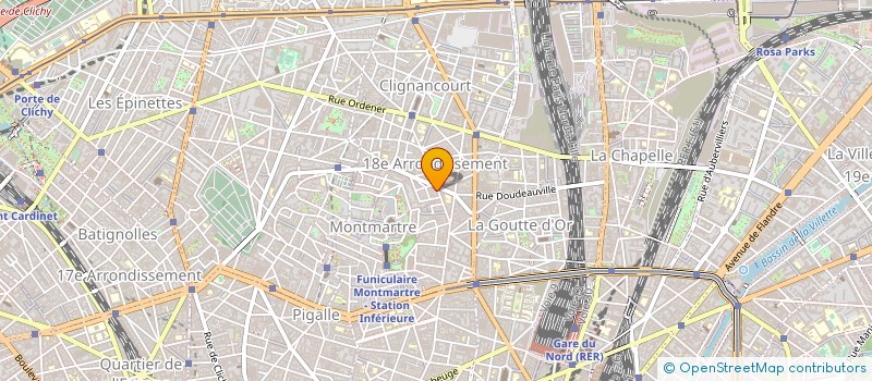 localisation de l'entreprise PALM SPRINGS PRODUCTION  PARIS