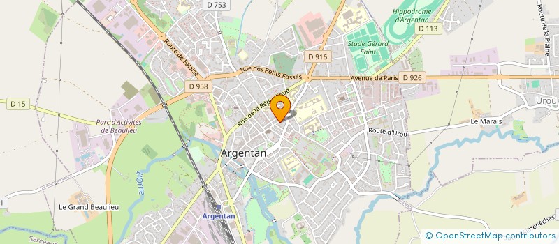 localisation de l'entreprise PALM UN à ARGENTAN