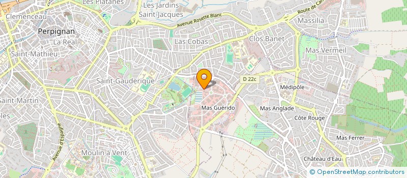 localisation de l'entreprise PALMA 2 R  CABESTANY