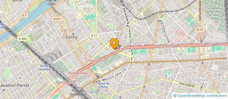 localisation de l'entreprise PALMA à CLICHY