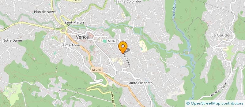 localisation de l'entreprise PALMA  VENCE