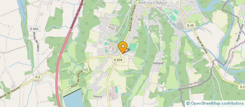 localisation de l'entreprise PALMA  AIRE-SUR-L'ADOUR