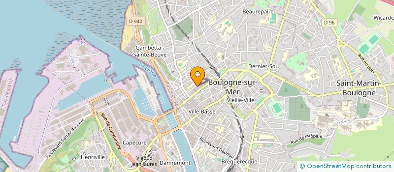 localisation de l'entreprise PALMA à BOULOGNE-SUR-MER