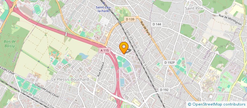 localisation de l'entreprise PALMA  SAINT-LEU-LA-FORET