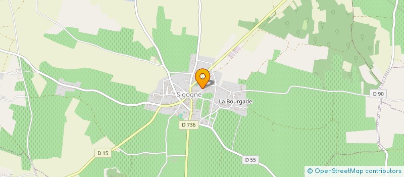 localisation de l'entreprise PALMA à SIGOGNE