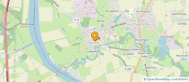 localisation de l'entreprise PALMA  THOISSEY