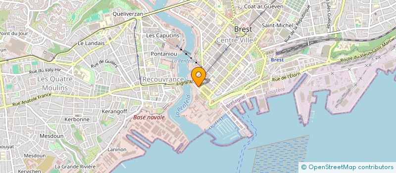 localisation de l'entreprise PALMA à BREST