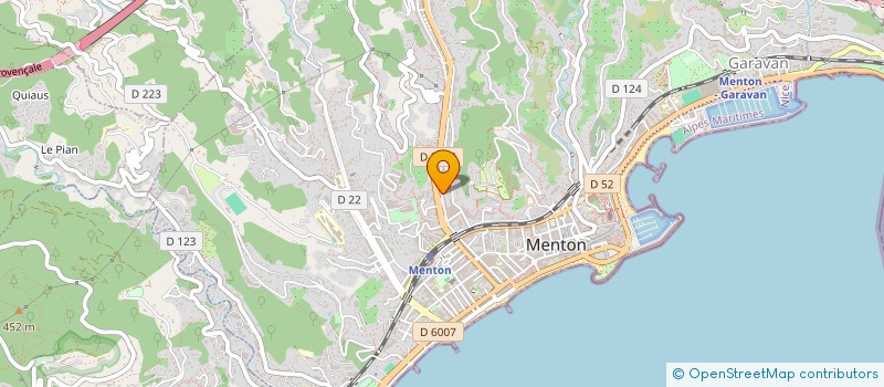 localisation de l'entreprise PALMA  MENTON