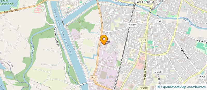 localisation de l'entreprise PALMA  MONTELIMAR