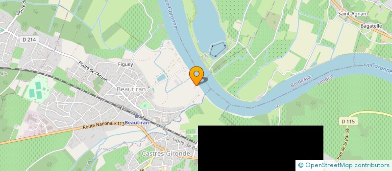 localisation de l'entreprise PALMA PISCINE  BEAUTIRAN