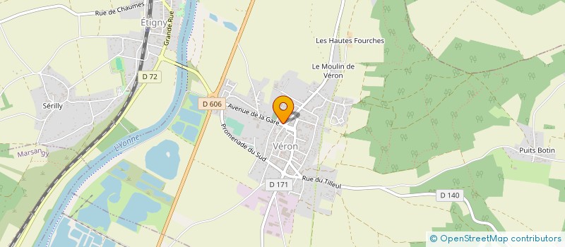 localisation de l'entreprise PALMA'S  ETIGNY