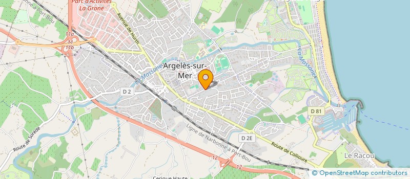 localisation de l'entreprise PALMADE FERRER  ARGELES-SUR-MER