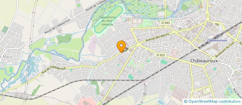 localisation de l'entreprise PALMAERO à CHATEAUROUX