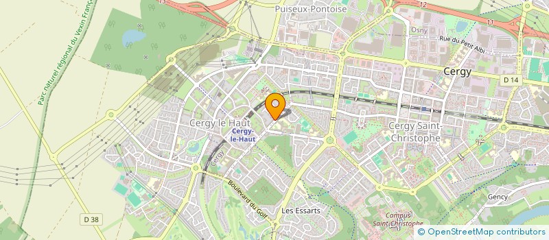 localisation de l'entreprise PALMARIUM DE TUNIS  CERGY